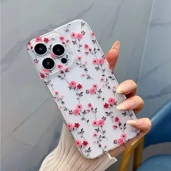 ⚠️Clearance iPhone 13/Pro/Pro Max Floral Clear Phone Case - Picture 3 of 4